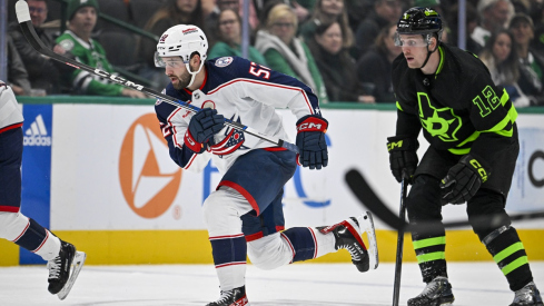 Columbus Blue Jackets forward Emil Bemstrom 