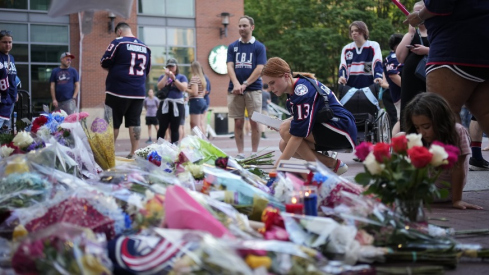 Since the tragic news of Johnny Gaudreau's passing was announced, Columbus Blue Jacket fans have shown up in droves to remember the man known as Johnny Hockey.