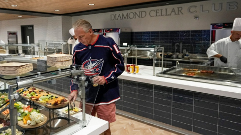 The Columbus Blue Jackets have announced new food and beverage options available to fans at Nationwide Arena.