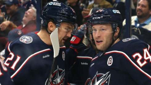 The Columbus Blue Jackets scored six times for the fourth time in eight games and Elvis Merzlikins was nearly perfect as the #CBJ roll Edmonton 6-1.