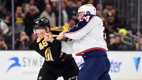 Elvis Merzlikins was fantastic and the Columbus Blue Jackets picked up a pair of short-handed goals in a dominant 5-1 win over the Boston Bruins.