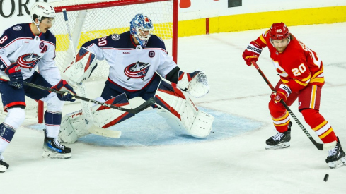 The Columbus Blue Jackets were held to a season-low 16 shots on goal and the struggling penalty kill allowed a pair of power play goals in a 3-0 shutout loss to the Calgary Flames.