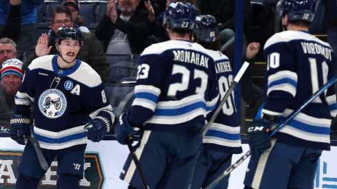 Zach Werenski scored the 100th goal of his NHL career and Jet Greaves dazzled in his season debut, but the #CBJ fall in overtime to the Washington Capitals by a final of 2-1.