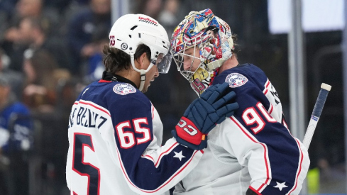 Three Things from Wednesday's big Blue Jackets dub: Adam Fantilli and Luca Del Bel Belluz shine in front of their hometown crowd and Elvis Merzlikins was dominant in 5-1 win over Toronto.