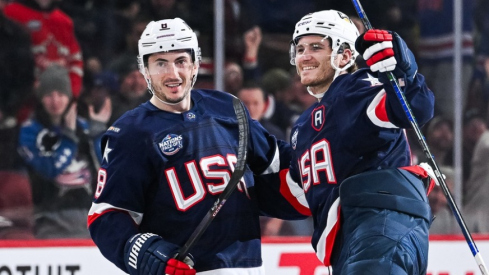 Zach Werenski had three assists in Team USA's 6-1 rout of Team Finland on Thursday night at the 4 Nations Face-Off.