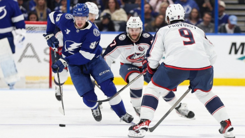 Two goals from Zach Werenski weren't enough as the Columbus Blue Jackets fall 6-2 to the Tampa Bay Lightning on Tuesday night.