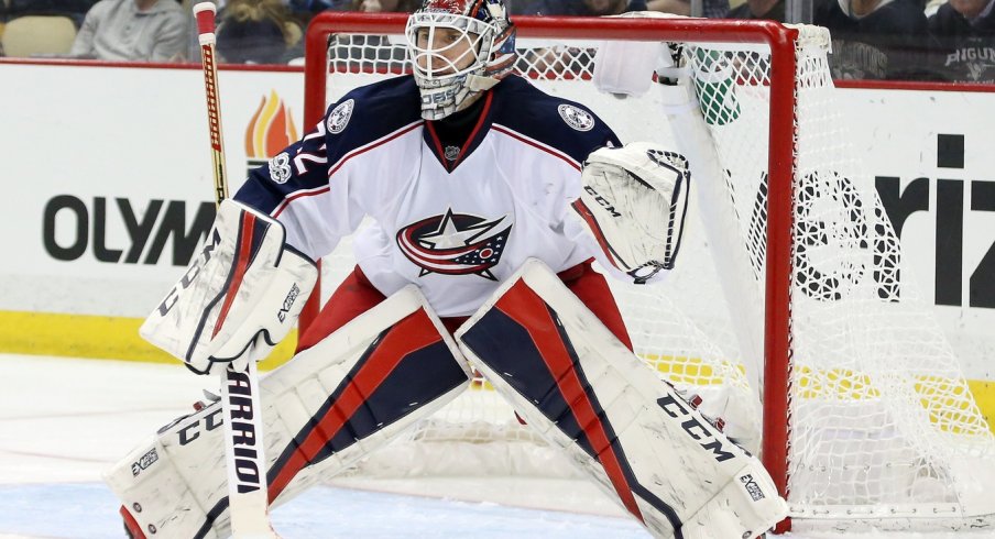 Sergei Bobrovsky gave up four goals in the Blue Jackets net.