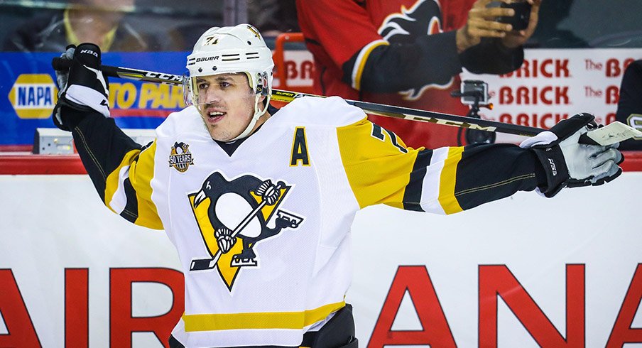 Pittsburgh Penguins - Evgeni Malkin wearing the Penguins new