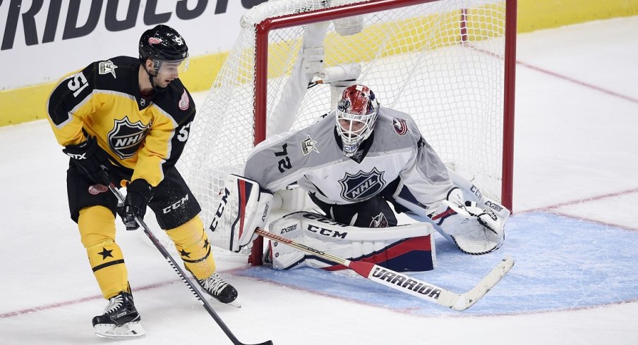 Sergei Bobrovsky shined in the All-Star Game