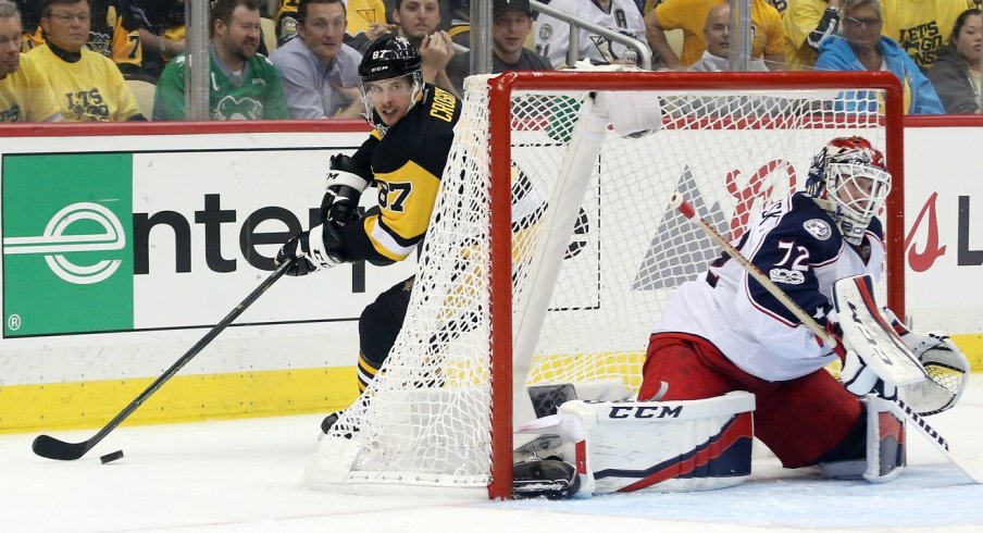 Penguins Sizing Up: Columbus goalie Sergei Bobrovsky