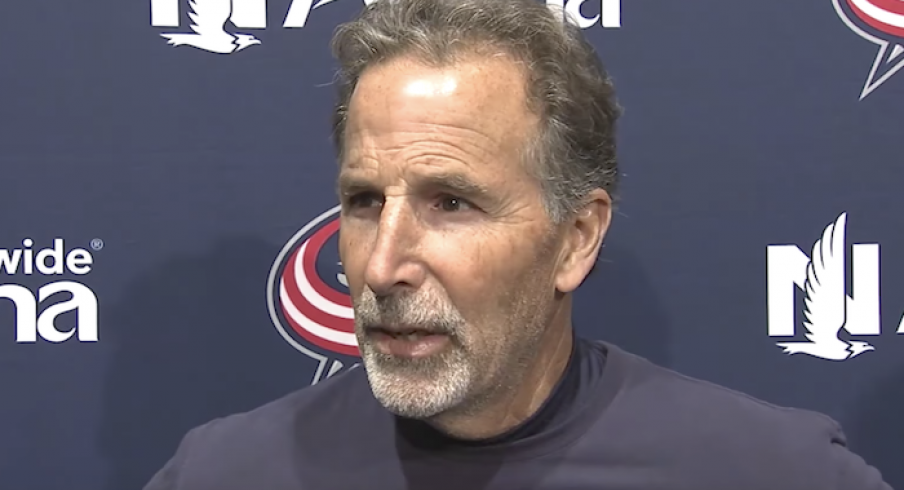 Blue Jackets head coach John Tortorella