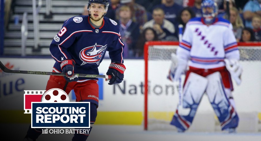 The Blue Jackets face the Rangers Monday.