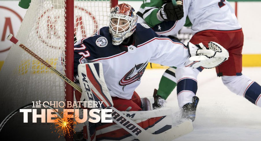 Blue Jackets goaltender Sergei Bobrovsky 