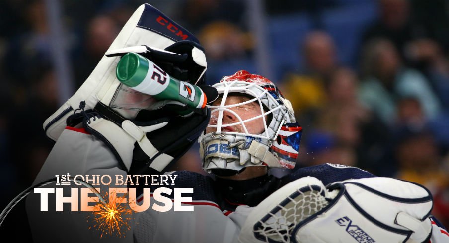 Blue Jackets goaltender Sergei Bobrovsky 