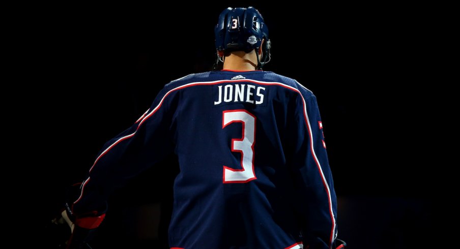 Blue Jackets defenseman Seth Jones