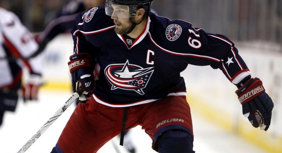 GALLERY: Rick Nash becomes first Blue Jacket to have jersey