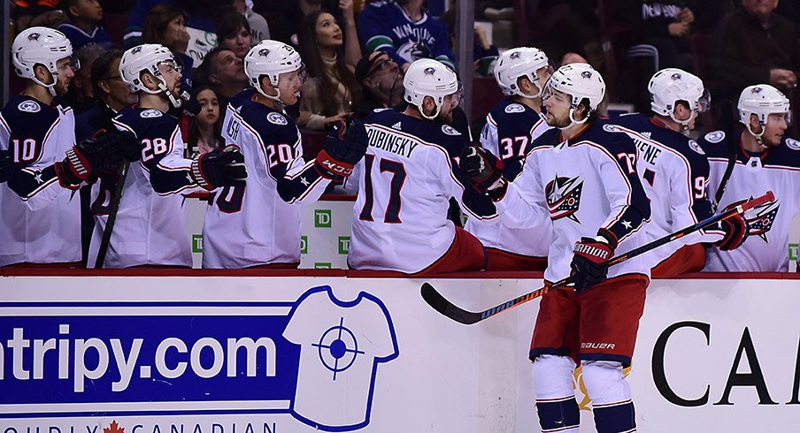 Josh Anderson potted two goals in Vancouver.