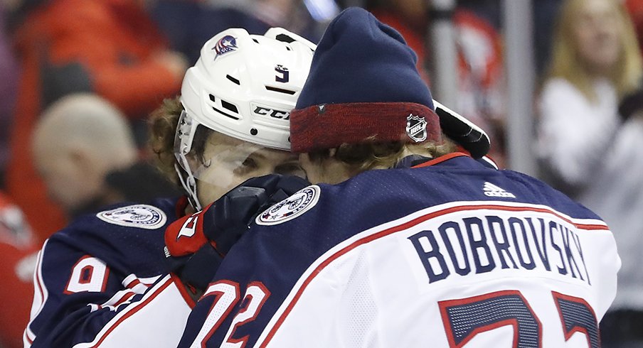 Sergei Bobrovsky and Artemin Panarin might be playing in their final regular season game as Blue Jackets tonight.