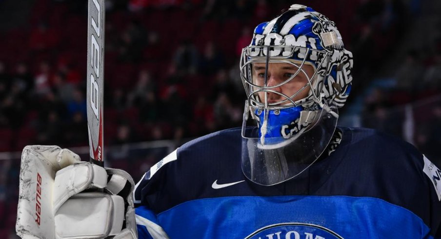 Veini Vehvilainen Wins Urpo Ylonen Award As Best Goaltender In Finland S Top League 1st Ohio Battery