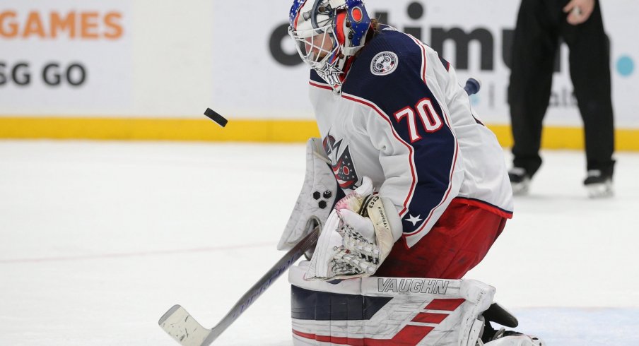 In his nine games before injury, Joonas Korpisalo was 6-0-3 with a .943 SV% and 1.67 GAA with the Columbus Blue Jackets.