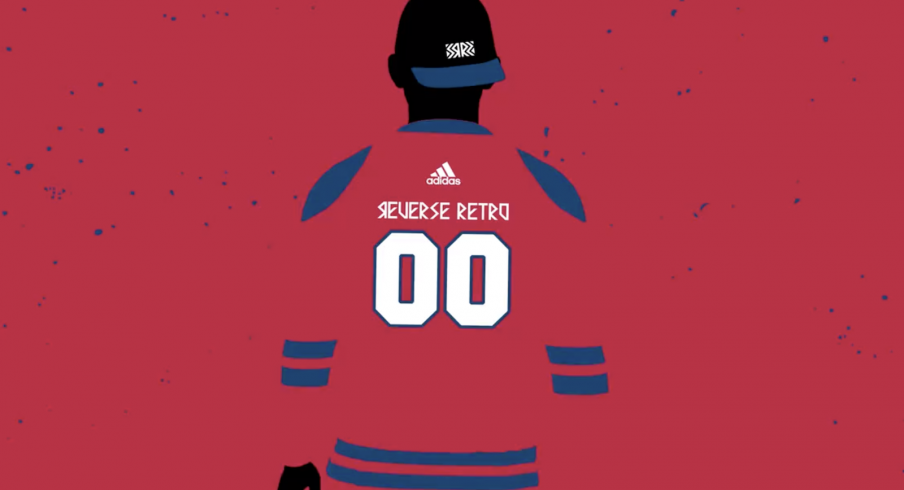 Fans Get An Early Look At The Blue Jackets Upcoming Reverse Retro Jerseys From Adidas 1st Ohio Battery
