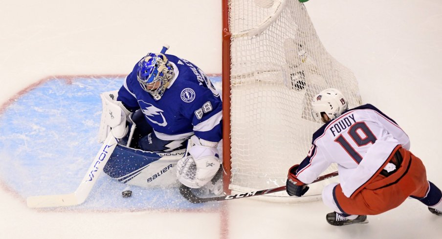 blue jackets lineup