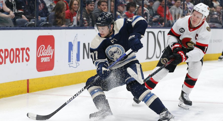 Blue Jackets' Nick Blankenburg trying to play physical, stay healthy