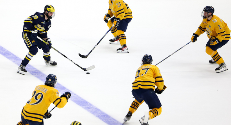 Michigan Hockey on X: Adam Fantilli throwing out today's first