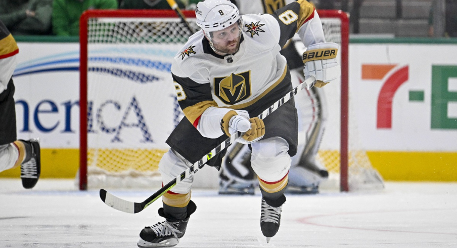 Phil Kessel skates for the Vegas Golden Knights