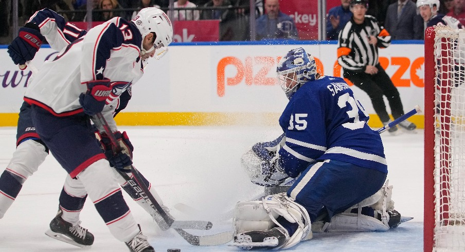 Johnny Gaudreaus Offensive Resurgence Spearheading Blue Jackets 1st Ohio Battery