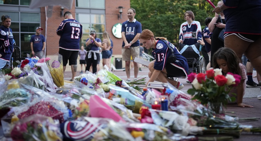 Since the tragic news of Johnny Gaudreau's passing was announced, Columbus Blue Jacket fans have shown up in droves to remember the man known as Johnny Hockey.