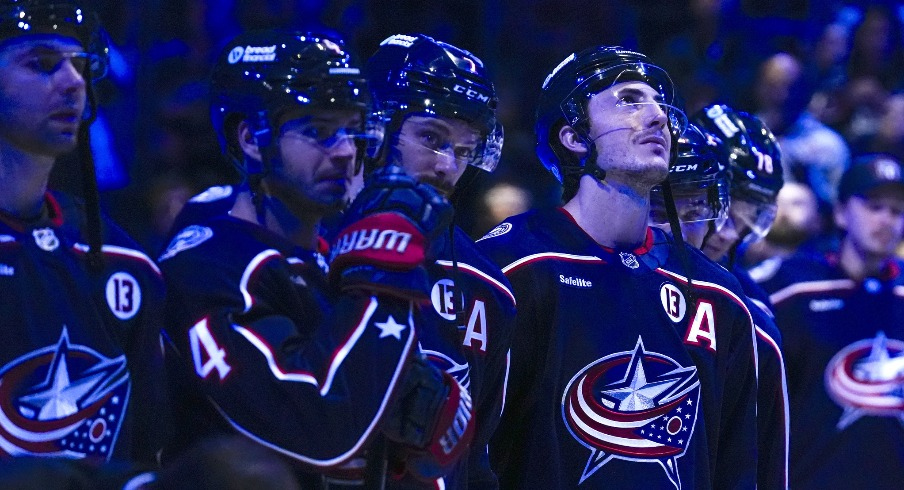 A Hard-Fought Loss, But It Was About Much More Than Hockey At Nationwide Arena Tuesday Night 