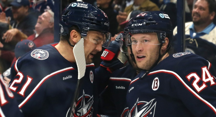 The Columbus Blue Jackets scored six times for the fourth time in eight games and Elvis Merzlikins was nearly perfect as the #CBJ roll Edmonton 6-1.