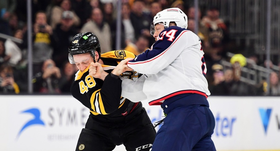 Elvis Merzlikins was fantastic and the Columbus Blue Jackets picked up a pair of short-handed goals in a dominant 5-1 win over the Boston Bruins.