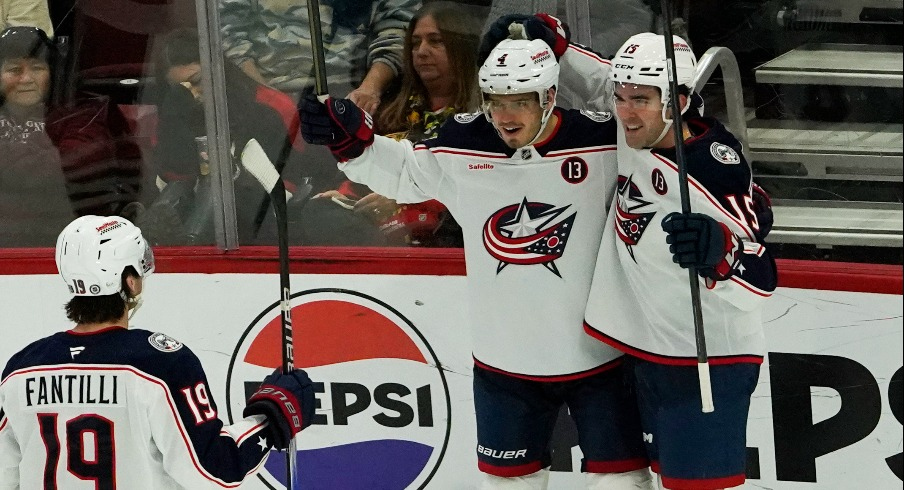 Six-Tacular: The Columbus Blue Jackets scored six goals again, this time in a 6-3 road win Sunday over the Chicago Blackhawks to make it six straight games with points.