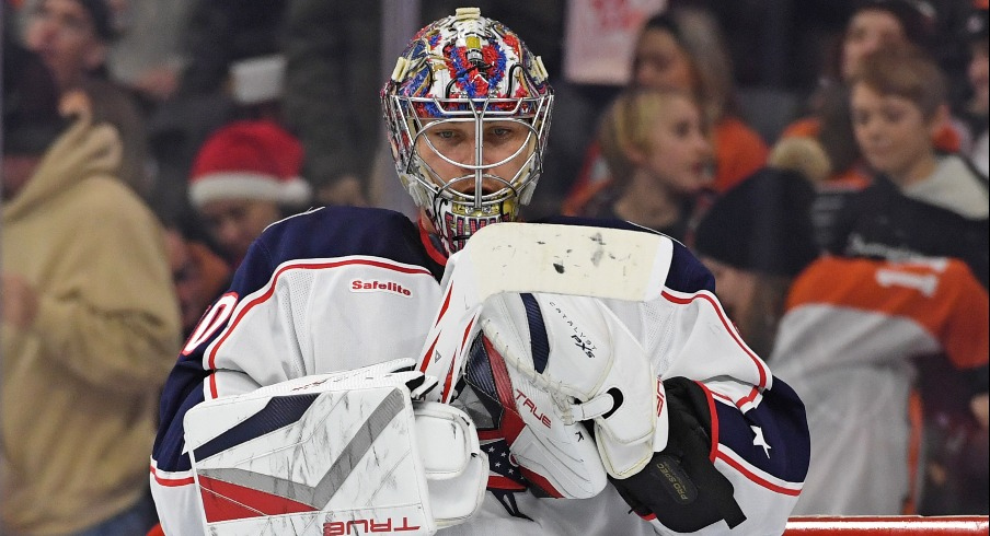 Game Day #38: Elvis Merzlikins gets the start for the Columbus Blue Jackets' final game of the calendar year, an 8 p.m. puck-drop against the Carolina Hurricanes.