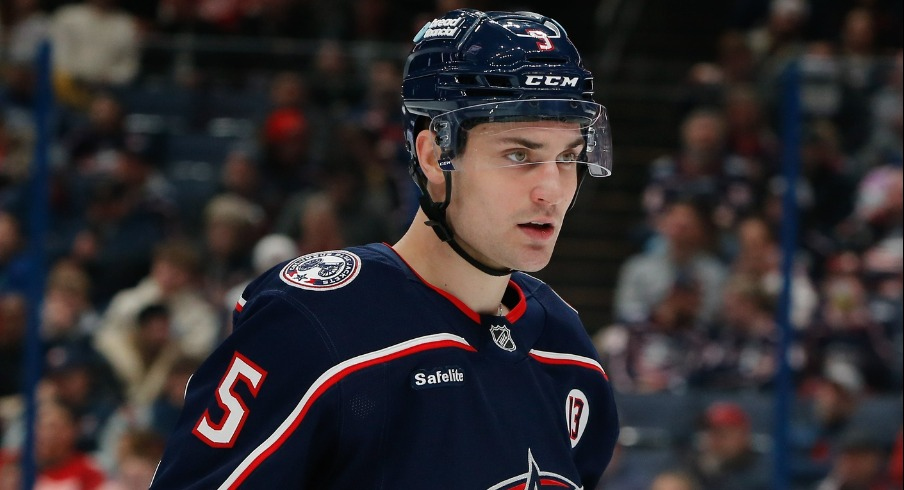 The Columbus Blue Jackets are 10-2-1 with Denton Mateychuk in the lineup. That is not a coincidence.