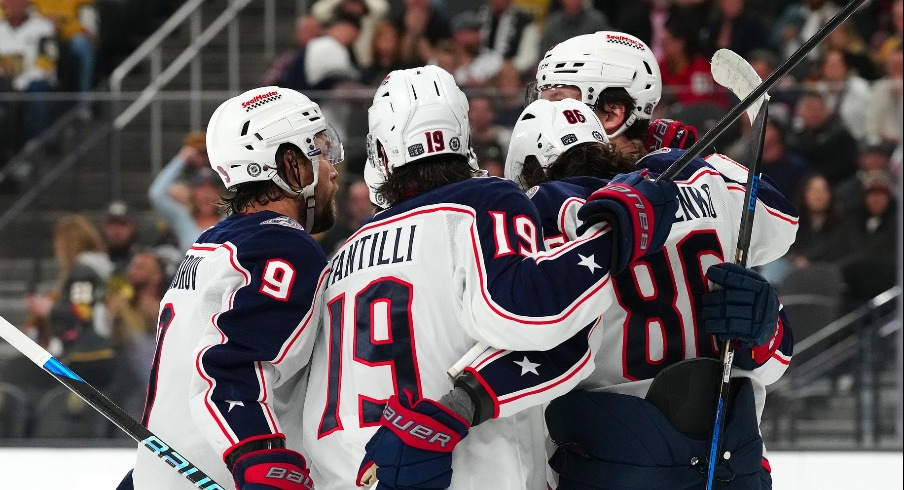 The Blue Jackets got another great start from Elvis Merzlikins and another heroic overtime goal — this time from a returning Cole Sillinger — as they defeat the Golden Knights 2-1.