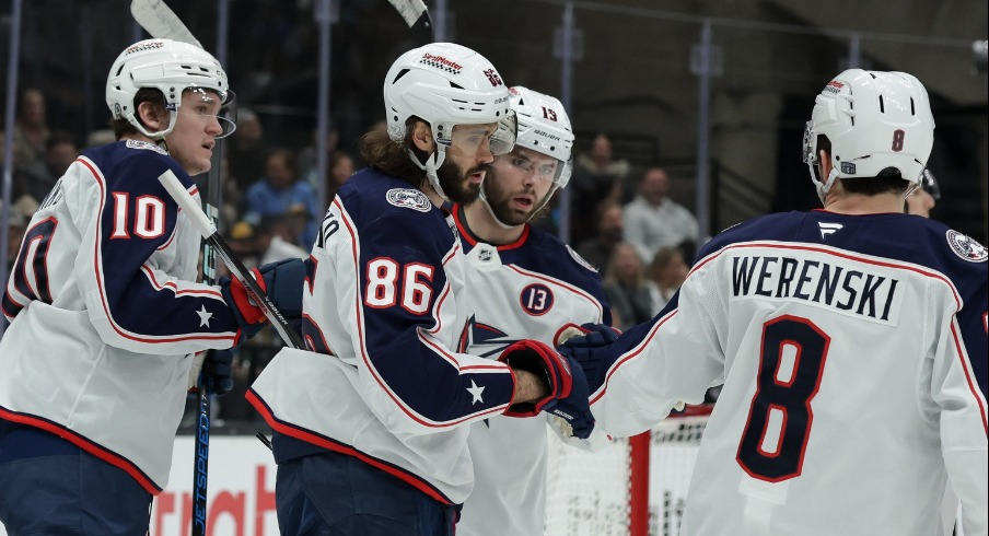 Zach Werenski's incredible overtime play capped off a comeback win for the Columbus Blue Jackets on Friday night, as they defeated the Utah Hockey Club 3-2 for their third straight win.