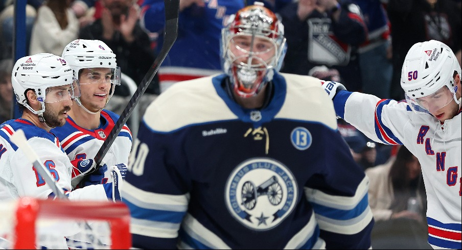 For the second straight game, the Columbus Blue Jackets come up scoreless on home ice. This time, it sends them out of the Eastern Conference playoff picture for the first time since February.